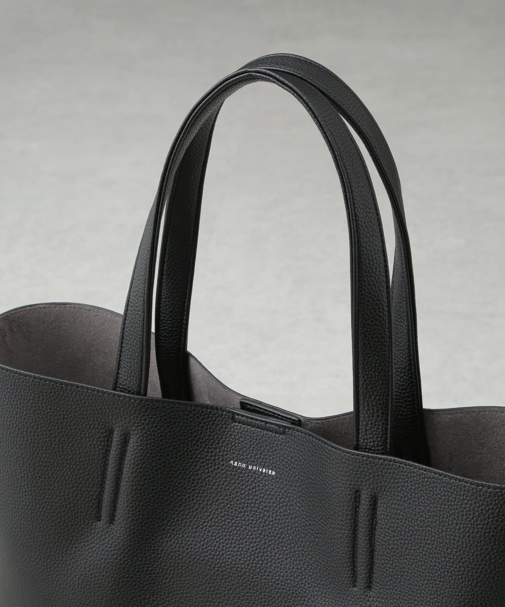 nano･universe「フェイクレザートートバッグ」|ショルダー・メッセンジャー|