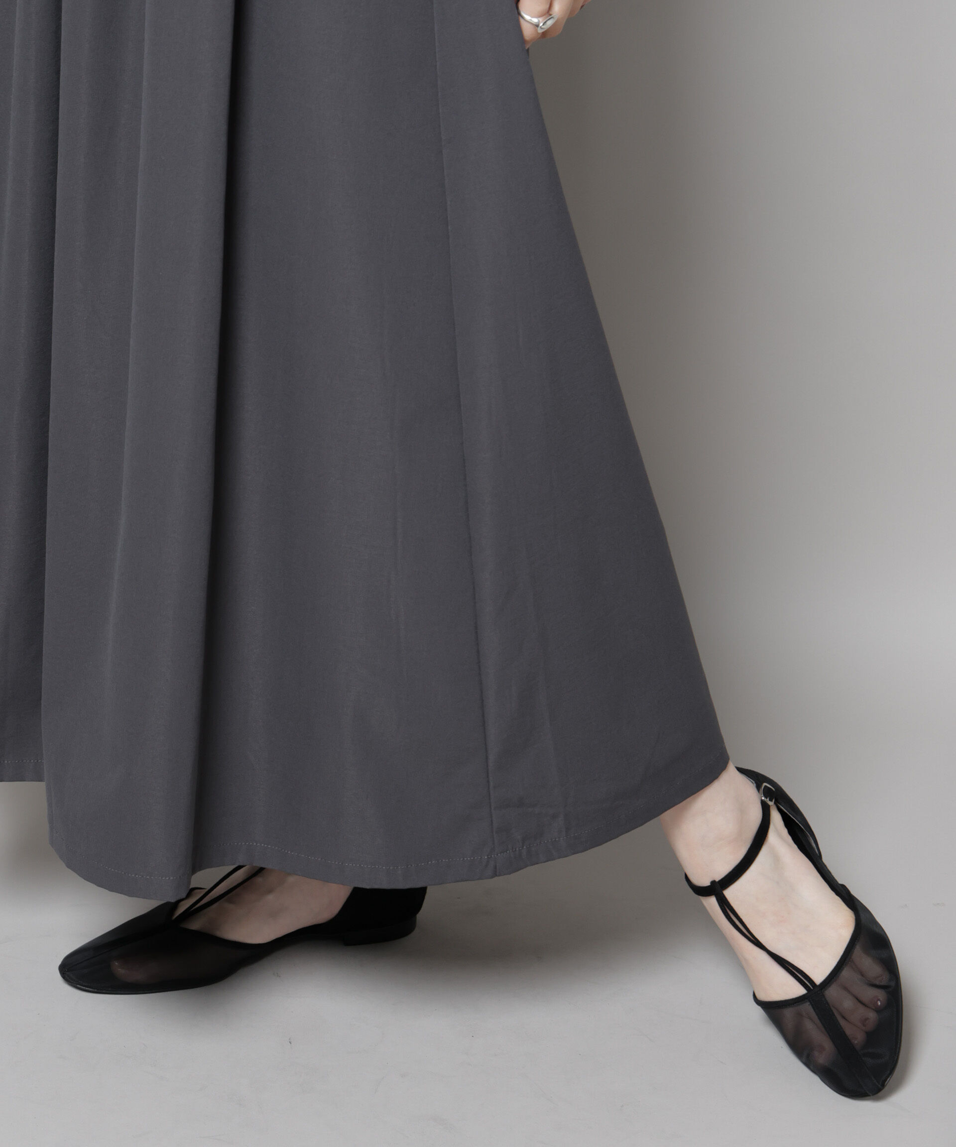 nano･universe「セットアップ風ノースリーブワンピース」|ワンピース|