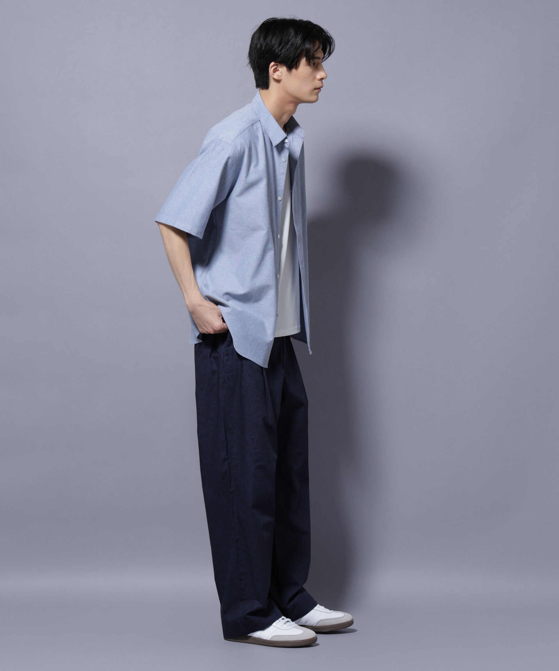 nano･universe「オリジナルパターンイージーパンツ」|チノ|