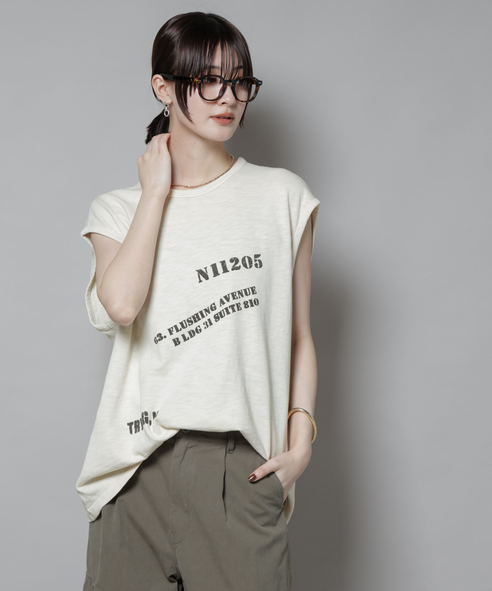 nano･universe「ヴィンテージライクルーズタンクトップ」|Tシャツ・カットソー|キナリ2