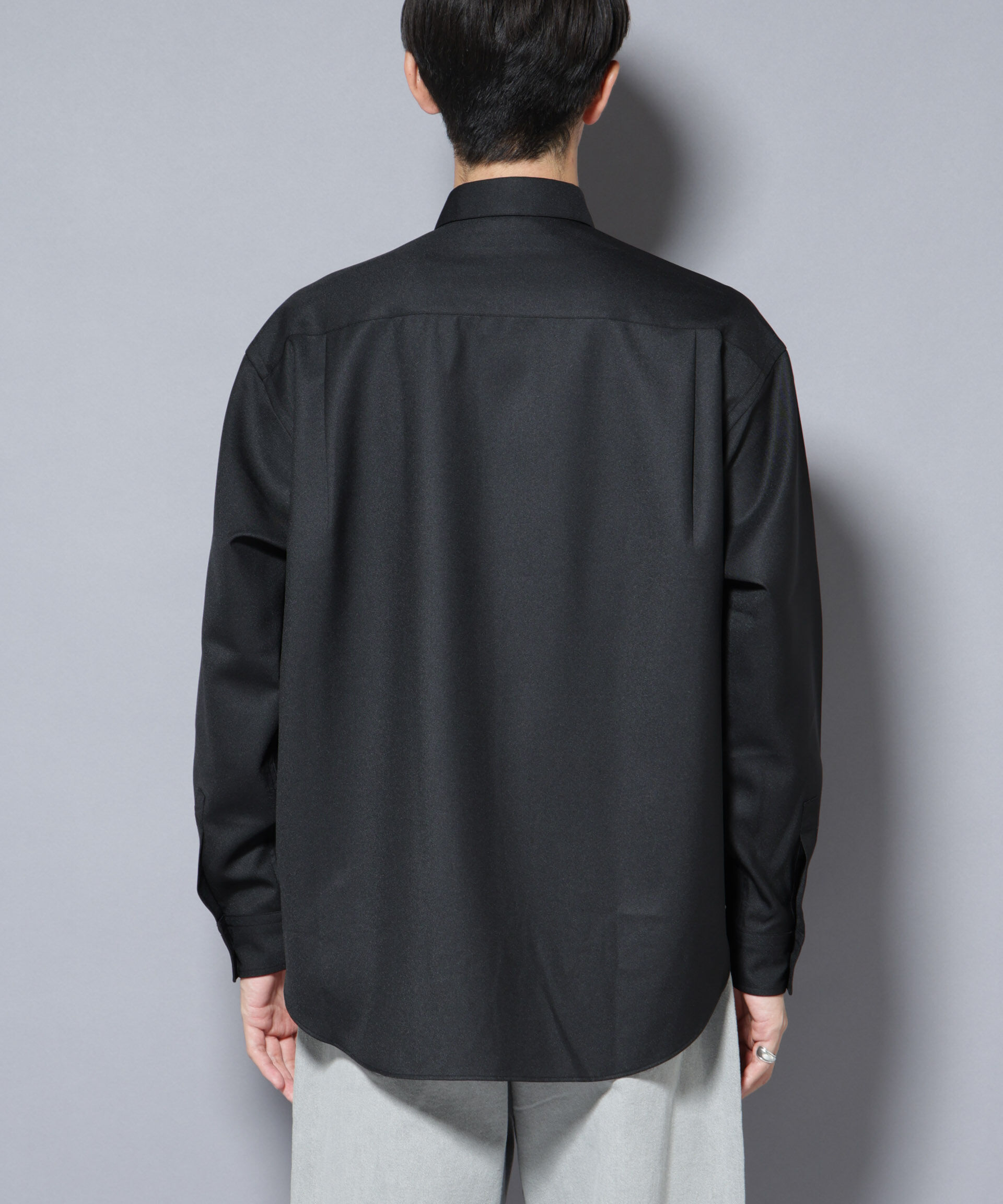 nano･universe「｢Gavante｣ ドライギャバレギュラーカラーシャツ」|シャツ・ブラウス|