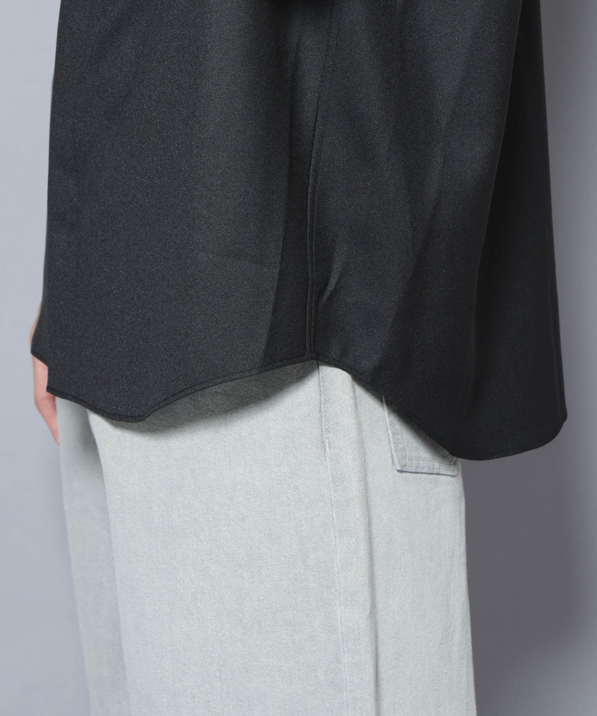 nano･universe「｢Gavante｣ ドライギャバレギュラーカラーシャツ」|シャツ・ブラウス|