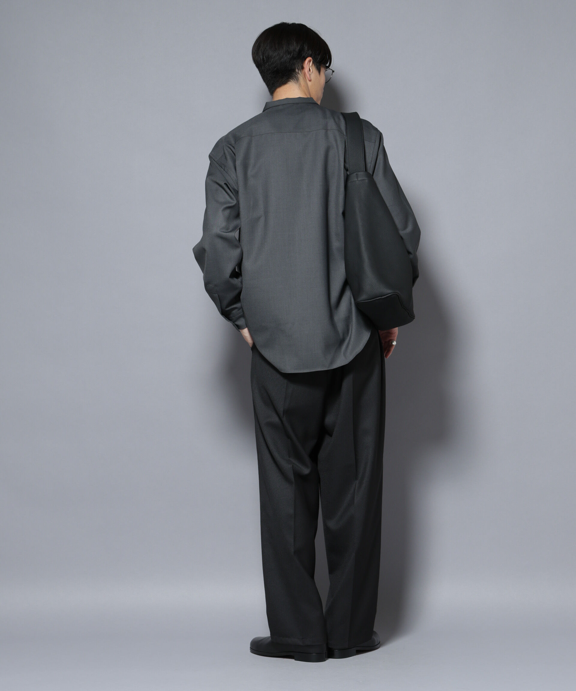 nano･universe「｢Gavante｣ ドライギャバスタンドカラーシャツ」|シャツ・ブラウス|