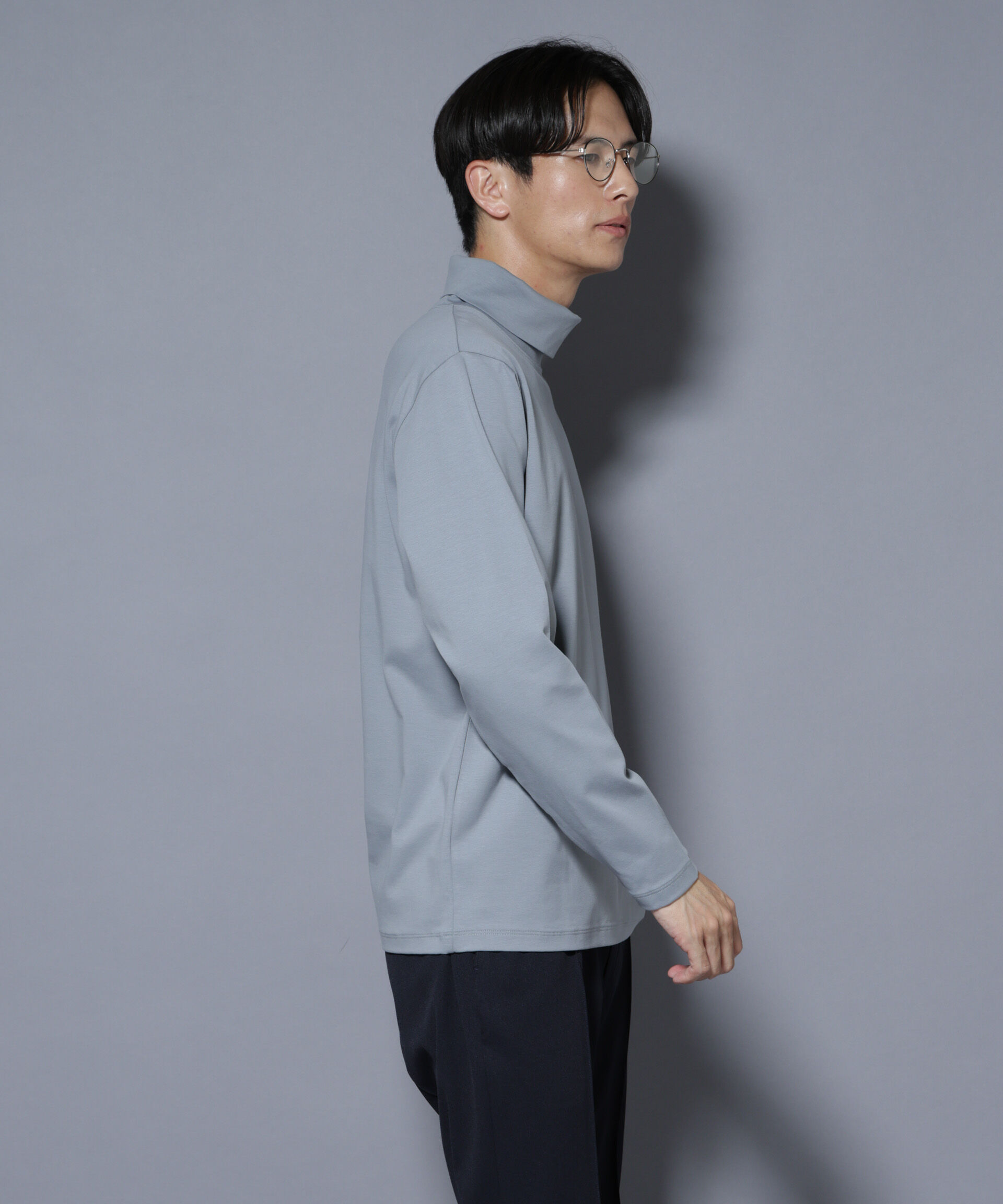 nano･universe「ジャケT(R) プレミアム タートルネック 長袖」|Tシャツ・カットソー|