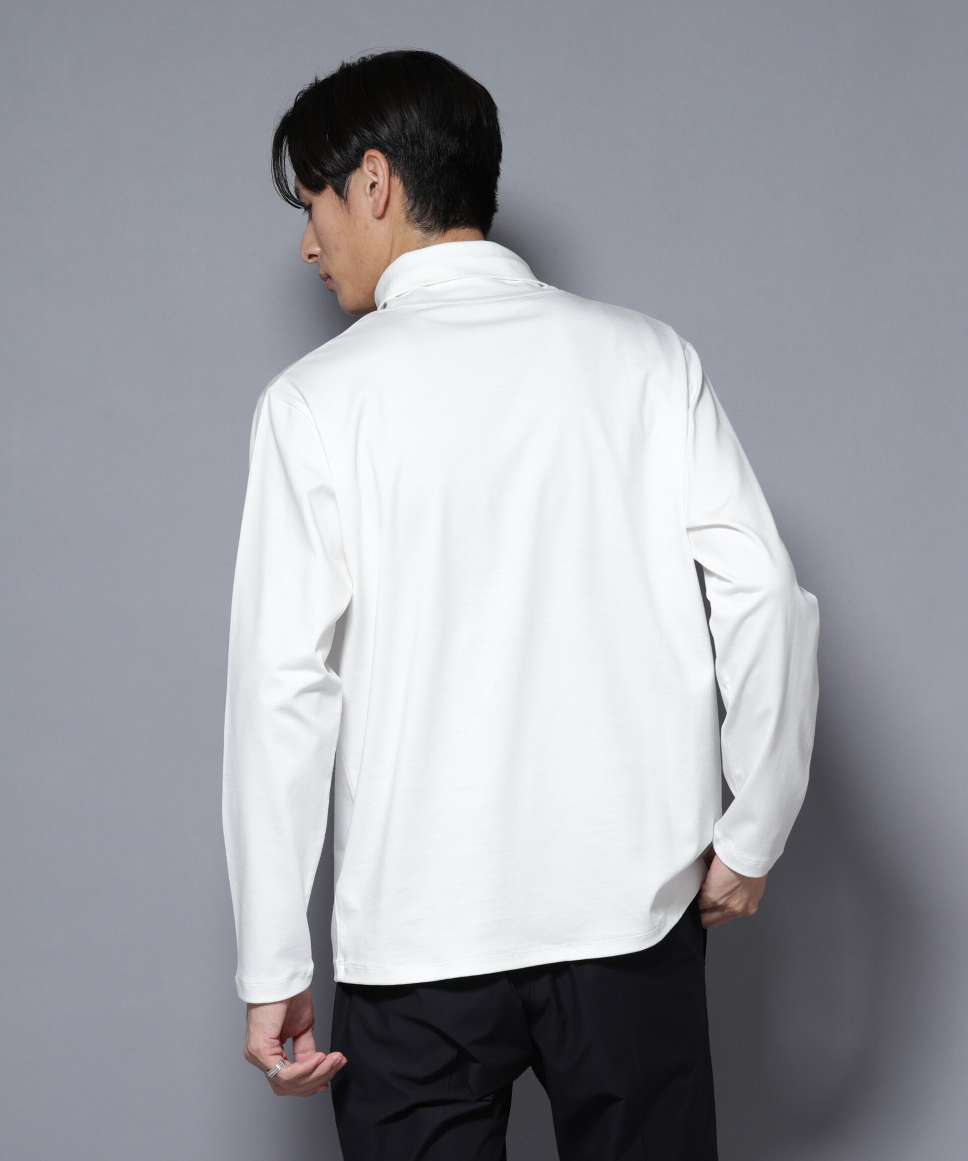 nano･universe「ジャケT(R) プレミアム タートルネック 長袖」|Tシャツ・カットソー|