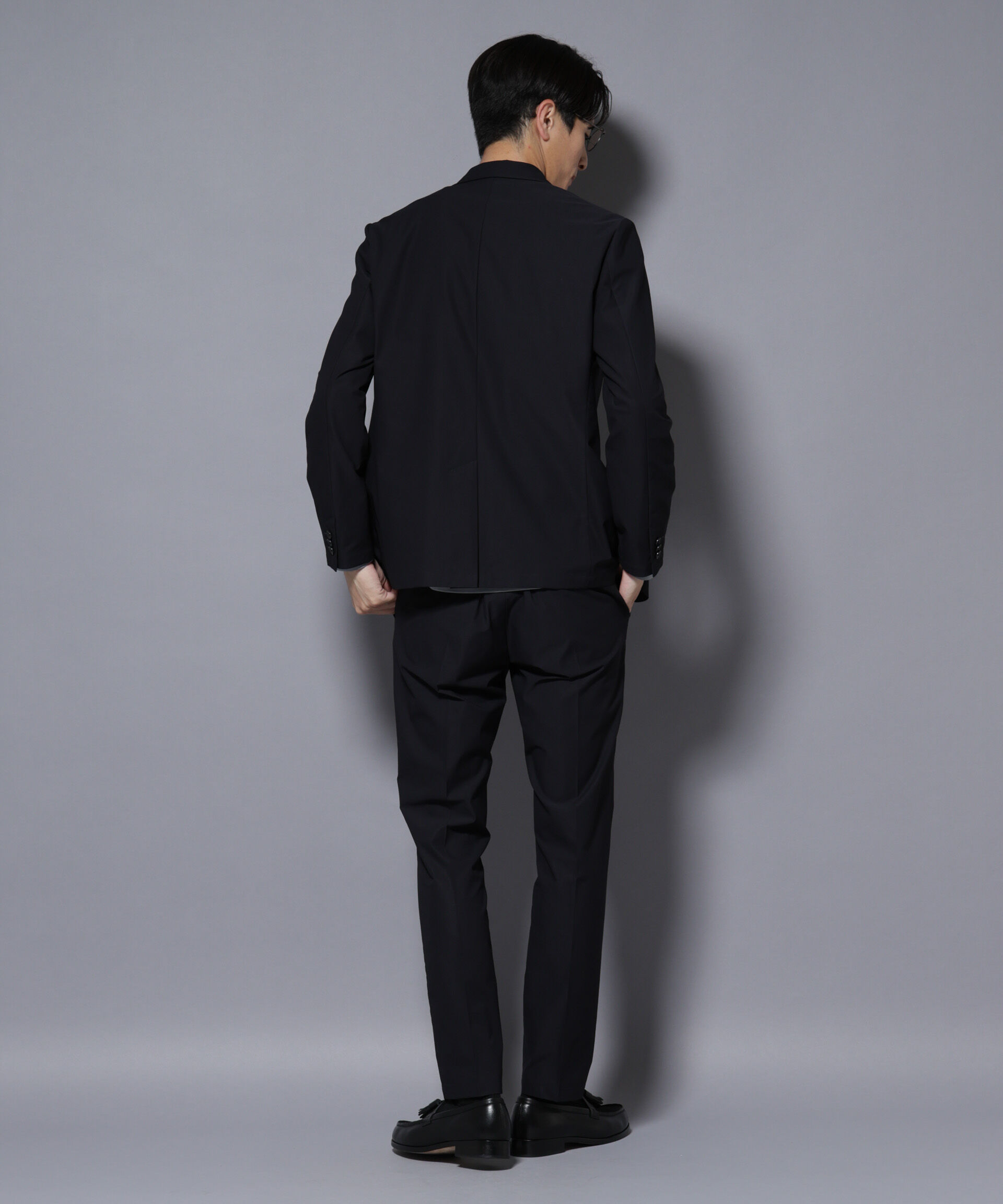 nano･universe「｢N JACKET BASIC｣TEXBRID(R) ﾂｲﾙｼﾞｬｹｯﾄ/ｽﾄﾚｯﾁ･撥水(ｾｯﾄｱｯ 」|スーツ|