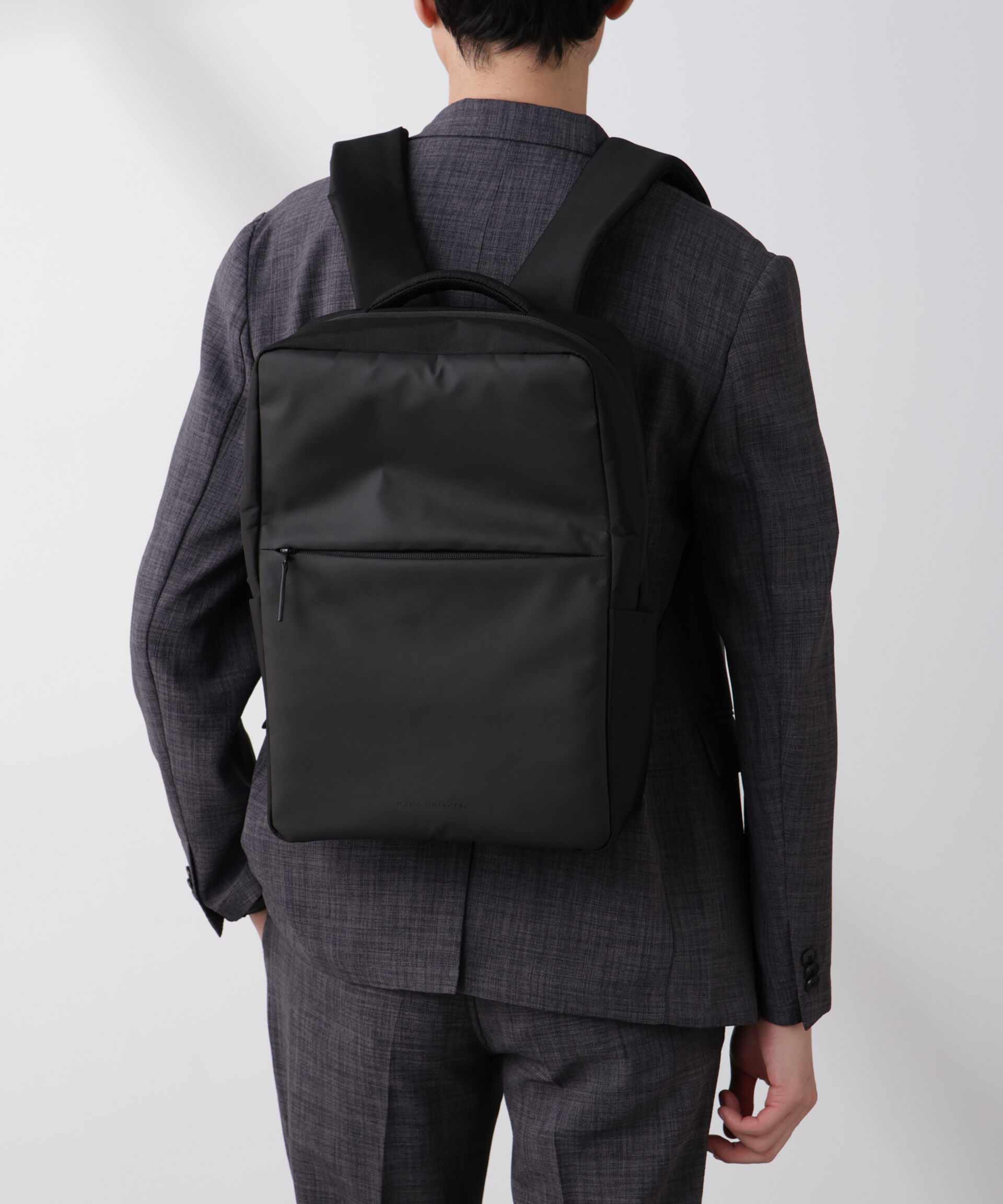 nano･universe「WEB限定/マルチビジネスバックパック」|ショルダー・メッセンジャー|ブラック