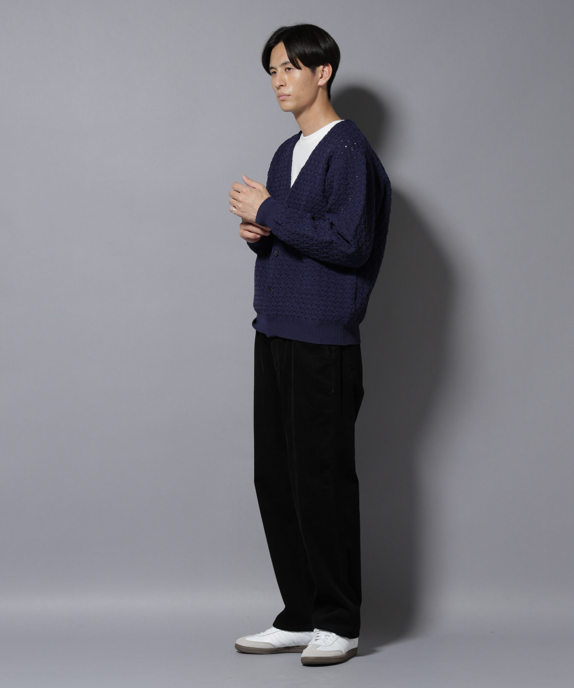 nano･universe「コーデュロイイージーバギーパンツ」|チノ|