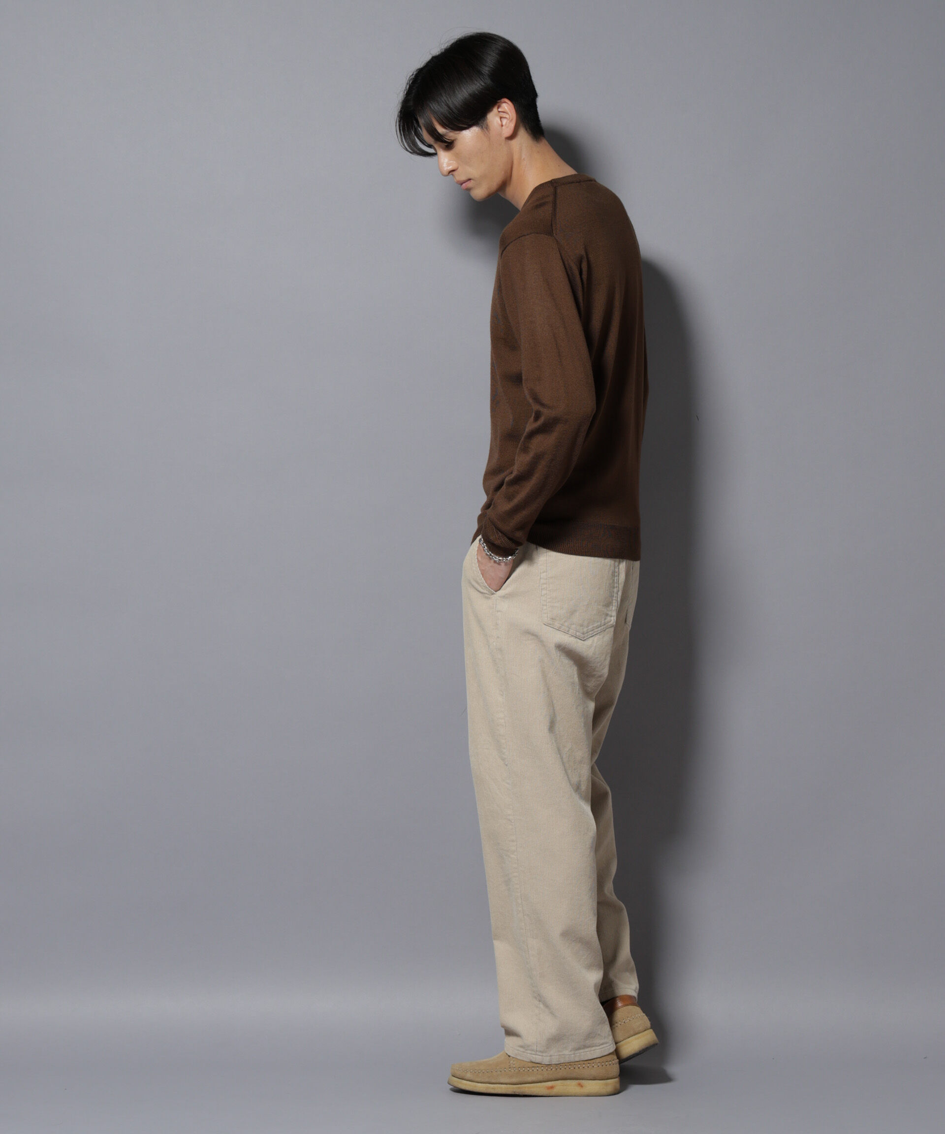 nano･universe「コーデュロイイージーバギーパンツ」|チノ|