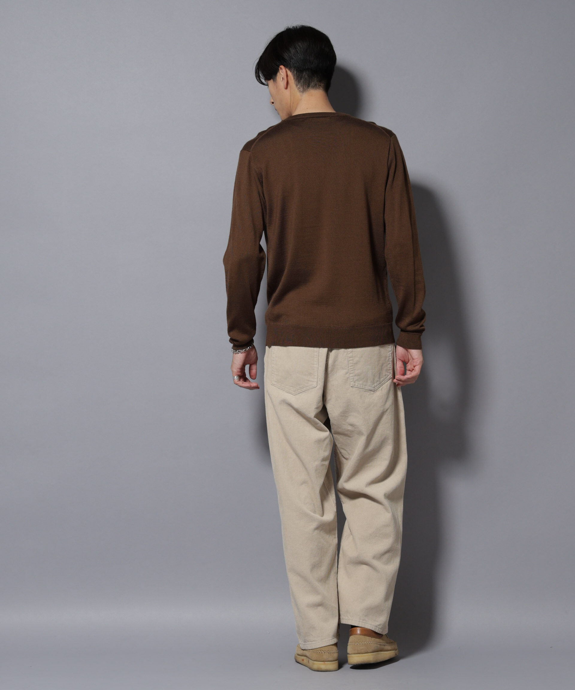 nano･universe「コーデュロイイージーバギーパンツ」|チノ|