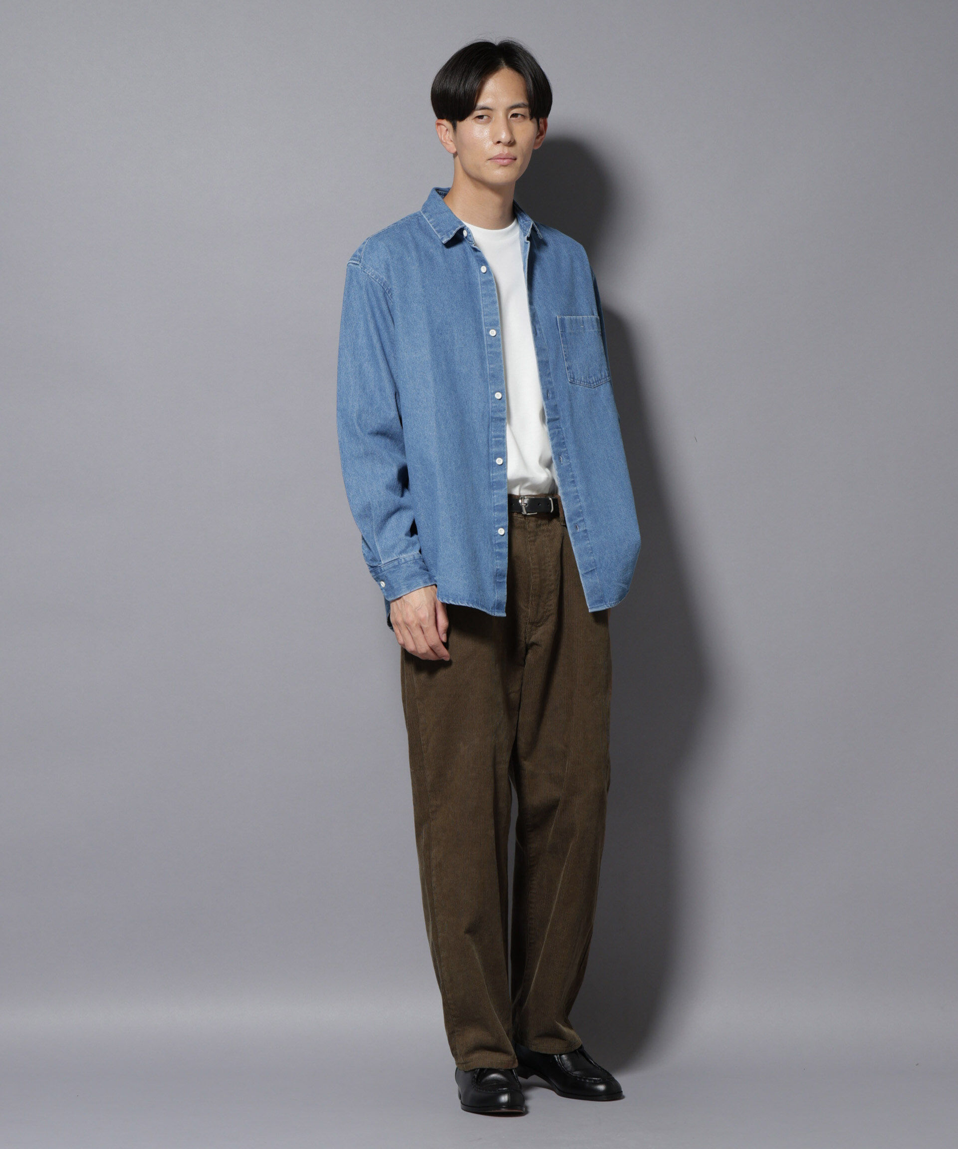 nano･universe「コーデュロイイージーバギーパンツ」|チノ|