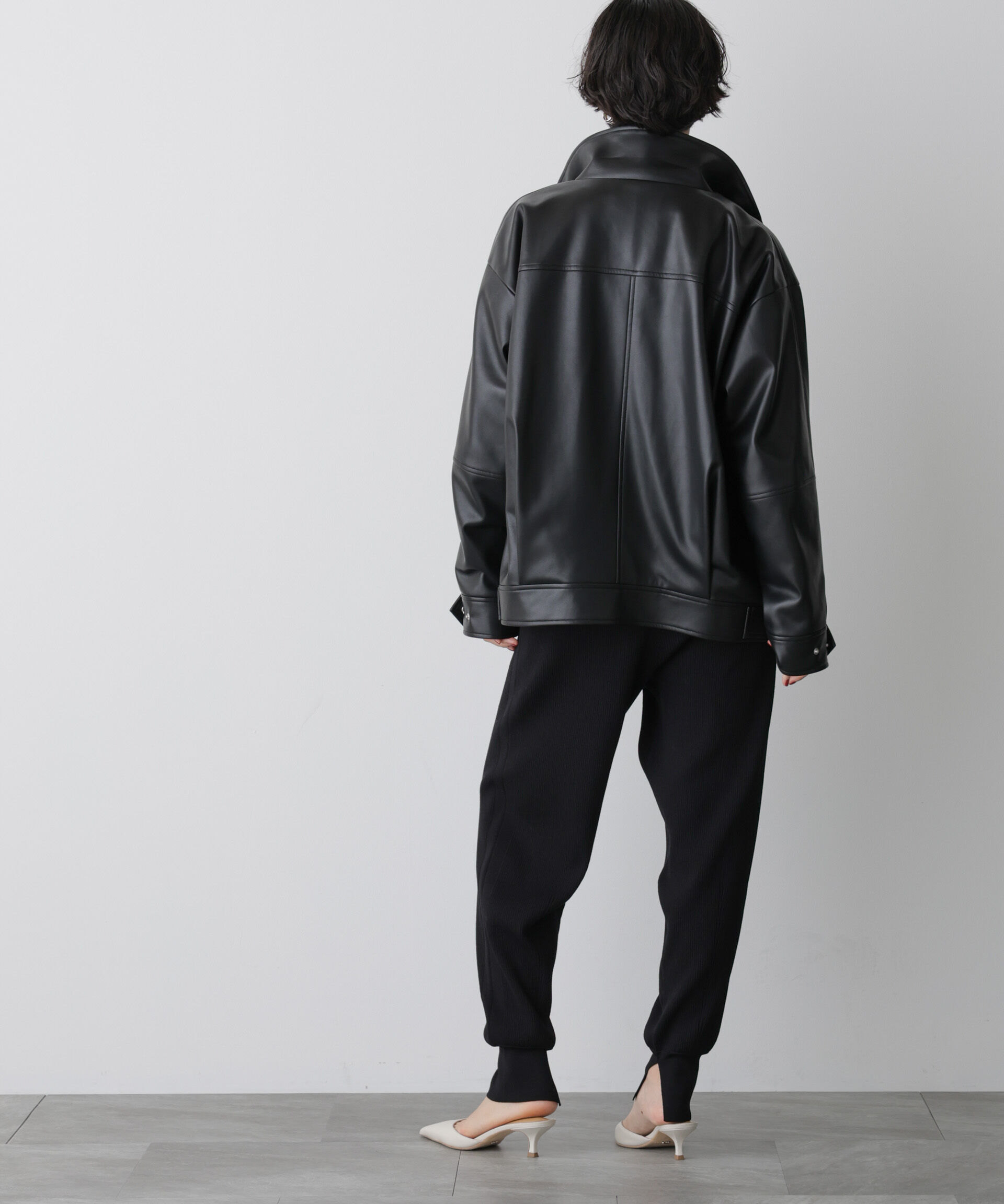  「「STEVELOUR」裾リブニットパンツ」|その他|