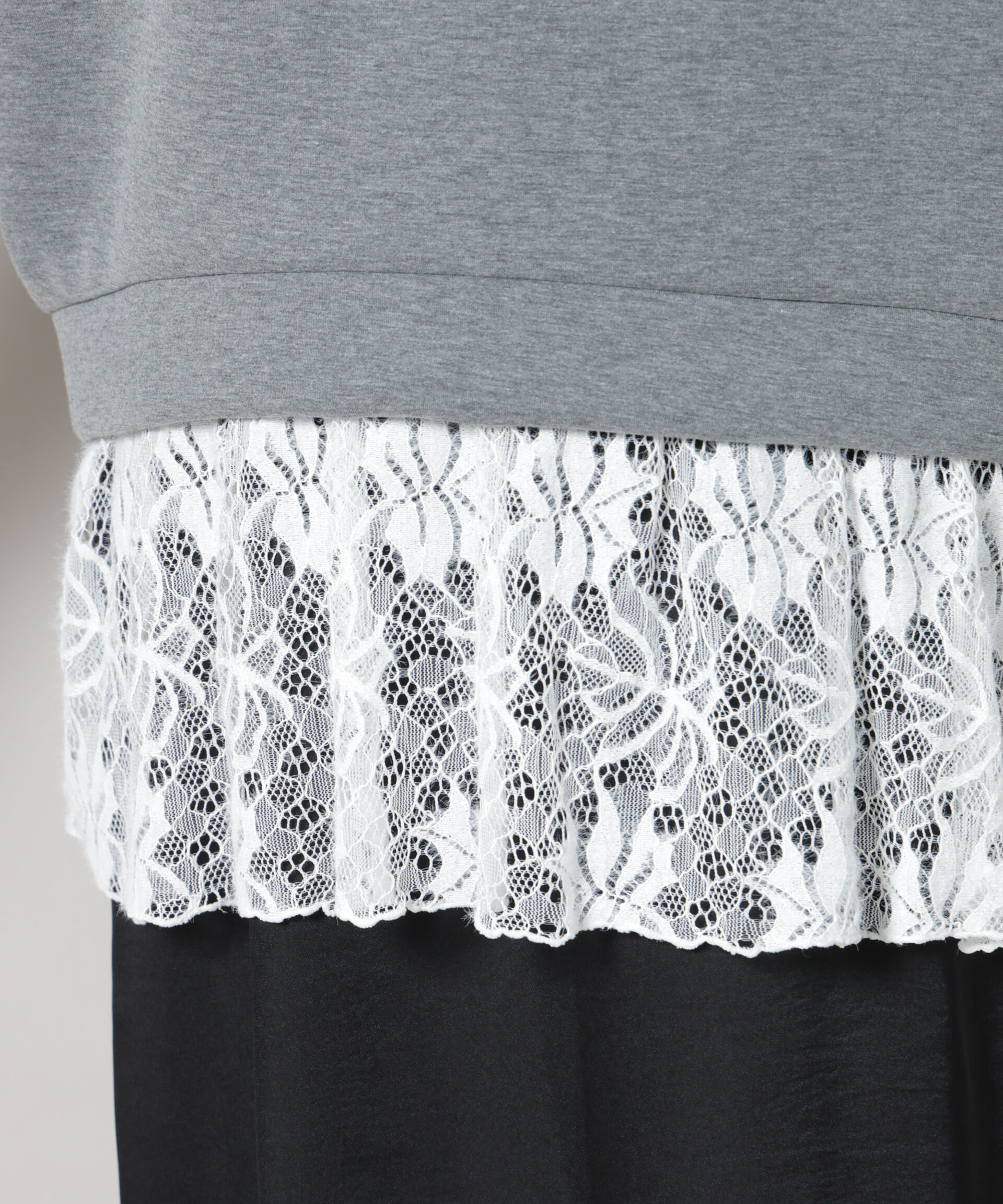 nano･universe「レースレイヤードセットワンピース」|ワンピース|