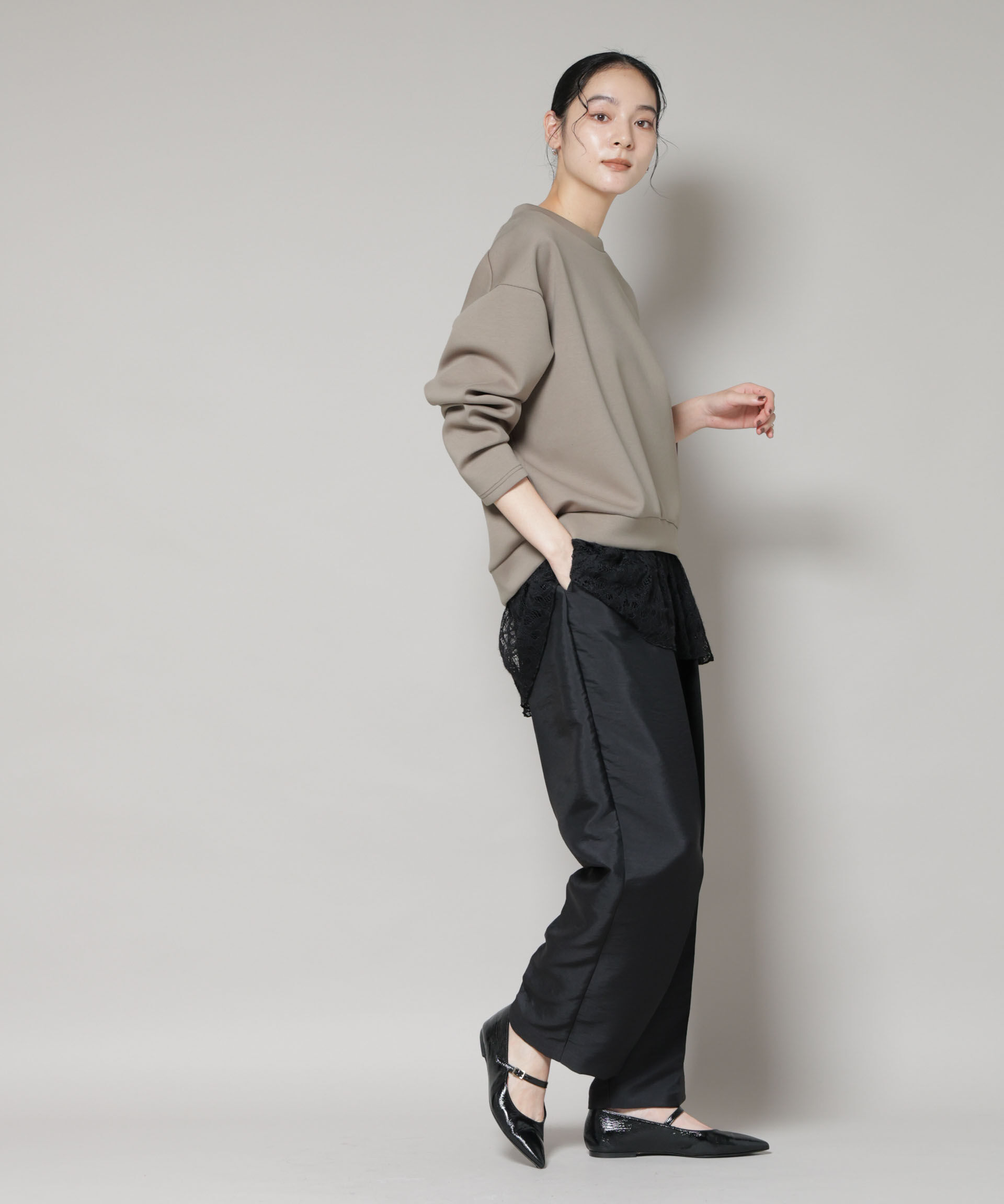 nano･universe「レースレイヤードセットワンピース」|ワンピース|