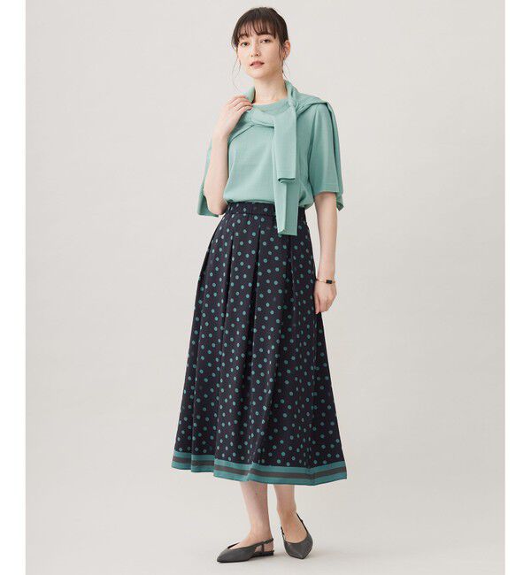 自由区「【アンサンブル対応・洗える】アセテートコットンプルオーバー ニット」|ニット・セーター|