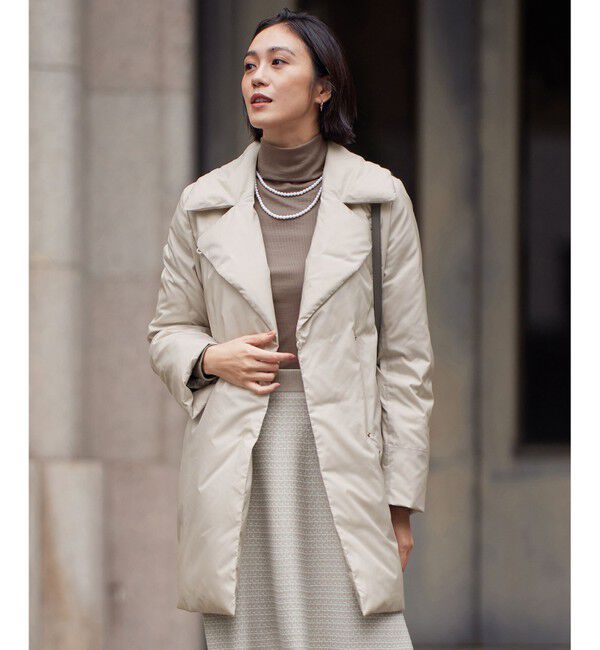 自由区「【撥水加工・洗える】ステッチレスダウン コート」|ダウン|ﾗｲﾄｸﾞﾚ