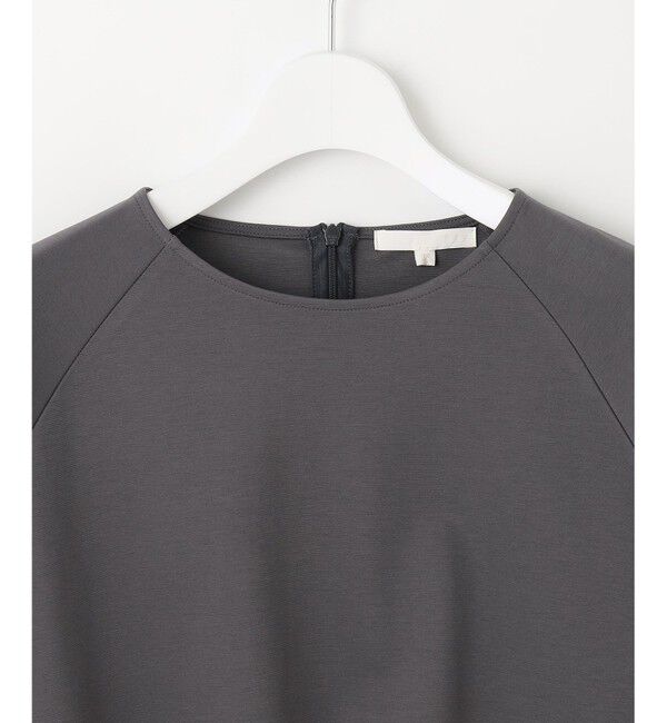 自由区「クリアコットンポンチペプラム カットソー」|Tシャツ・カットソー|