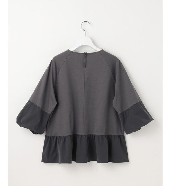 自由区「クリアコットンポンチペプラム カットソー」|Tシャツ・カットソー|