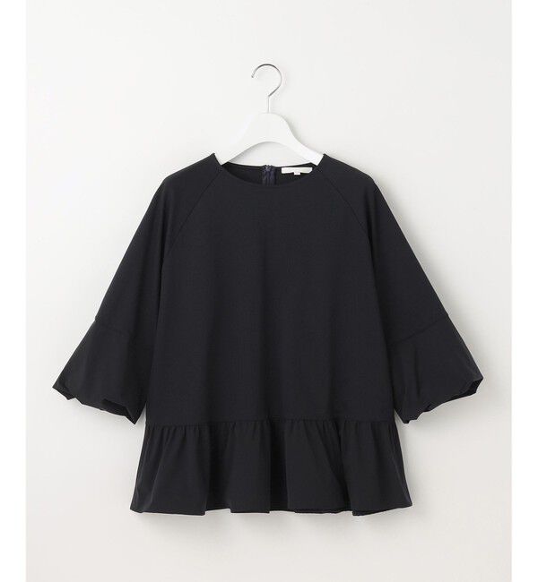 自由区「クリアコットンポンチペプラム カットソー」|Tシャツ・カットソー|