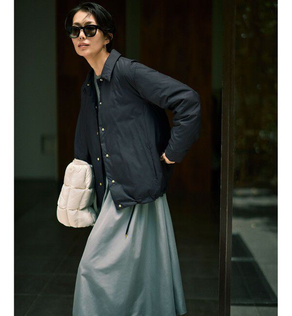 自由区「【カタログ掲載】ウールミラノ異素材 ワンピース」|ワンピース|