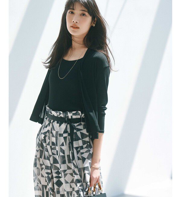 23区「オーガニック リブ タンクトップ」|タンクトップ|