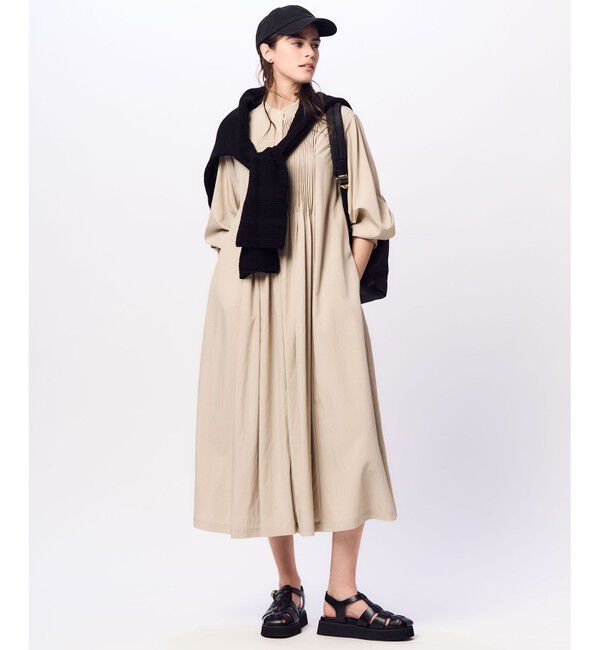 23区「【新色追加/洗える】ヴィンテージライトタフタ ブザム ワンピース」|ワンピース|