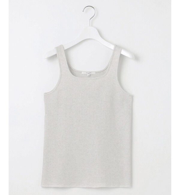 23区「【SLOW/一部店舗限定】好評につき新色追加！ラメリブジャージー タンクトップ」|タンクトップ|