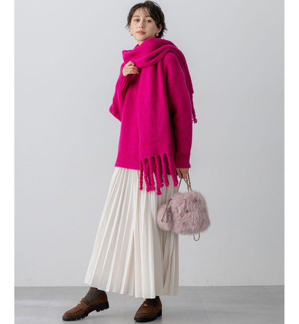 23区「【見上愛さん着用】フェイクファー チャーム バッグ」|ショルダー・メッセンジャー|