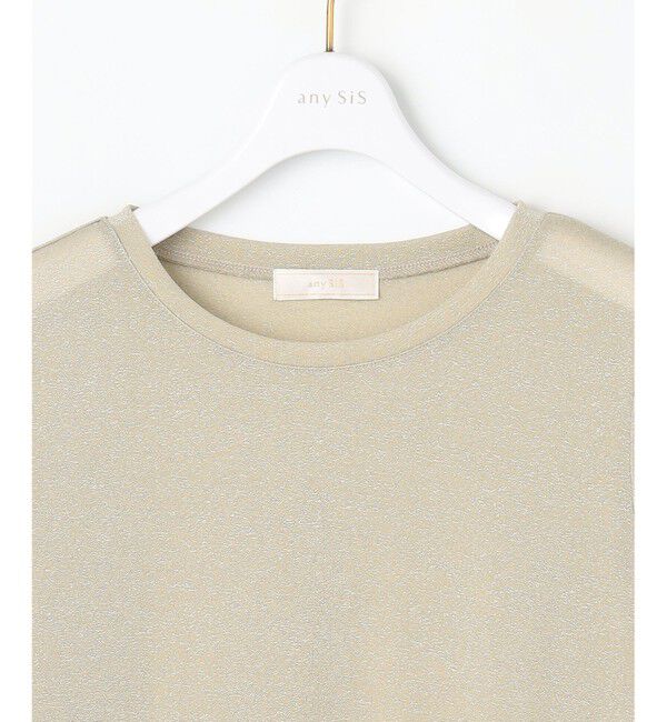 ANY SIS「【洗える】シアーラメ インナー」|Tシャツ・カットソー|