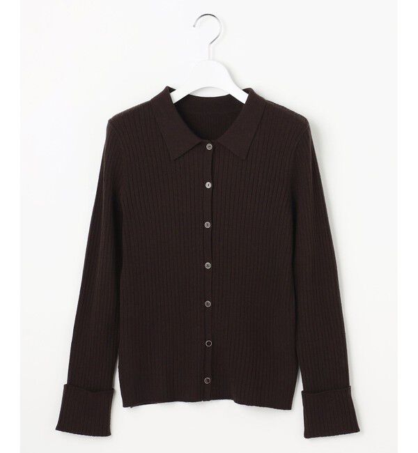 ANY SIS「CICA加工 襟デザイン ニット」|ニット・セーター|