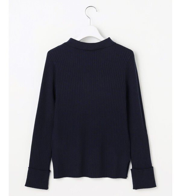 ANY SIS「CICA加工 襟デザイン ニット」|ニット・セーター|