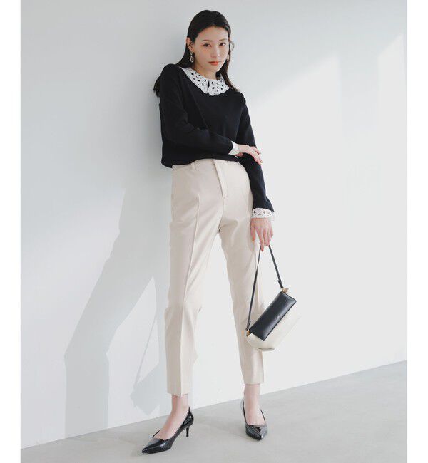 ANY SIS「レース襟 ニット」|ニット・セーター|