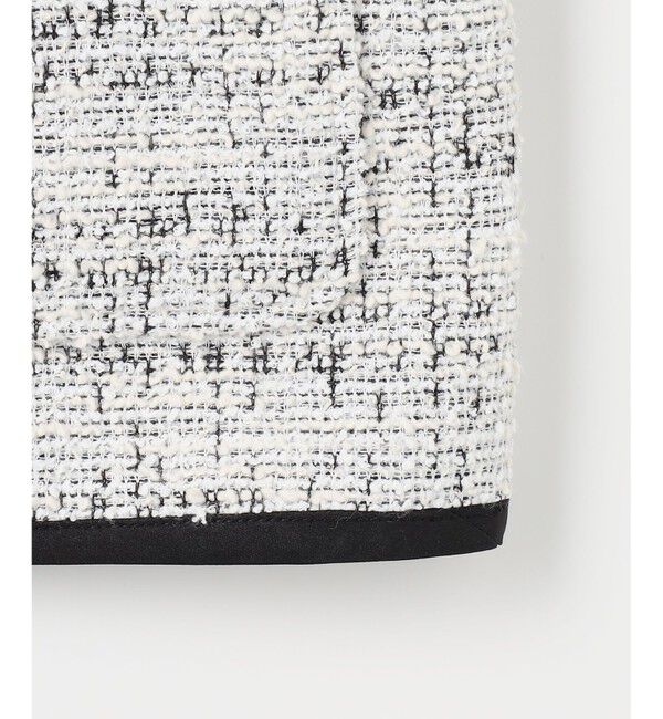 ANY SIS「ネップツイード ジャケット」|ノーカラージャケット|