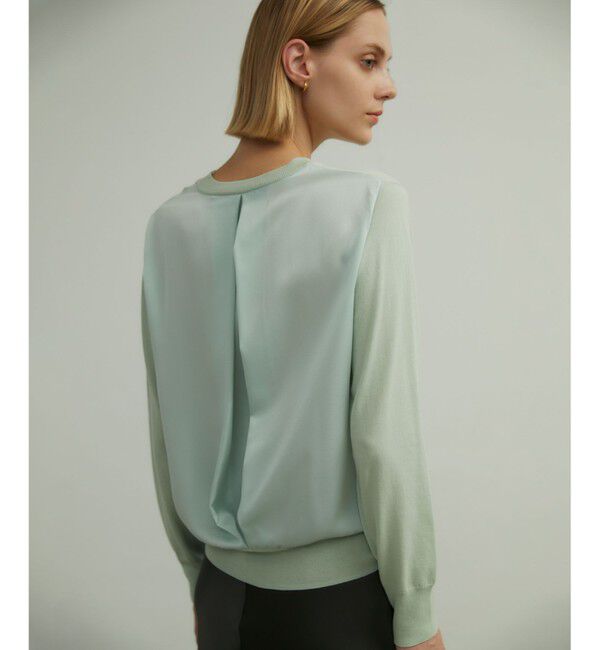 BEIGE,「JULIE / サテンニット」|ニット・セーター|Mint