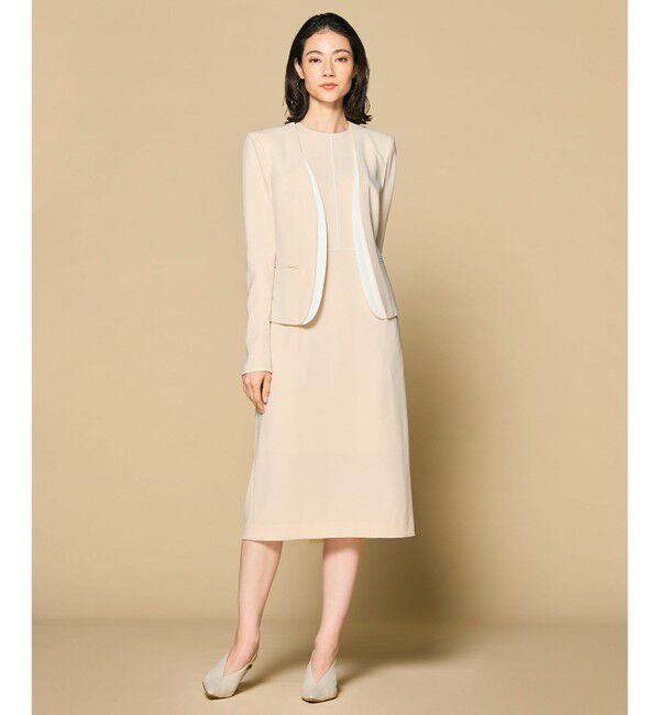 BEIGE,「CINDY / クルーネックドレス」|ワンピース|