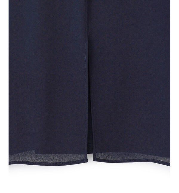 BEIGE,「【WEB限定・洗える】MELISSA / バックシフォンスキッパー半袖トップス」|Tシャツ・カットソー|