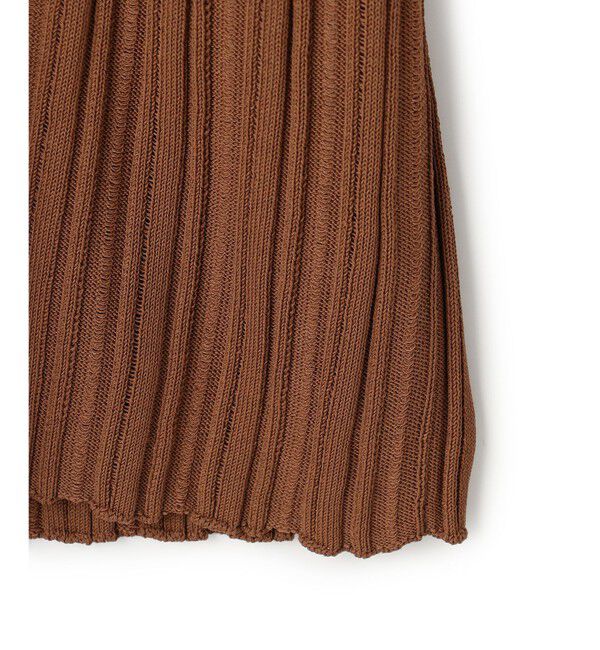 BEIGE,「LABRADO / ランダムリブ Uネックニット」|ニット・セーター|