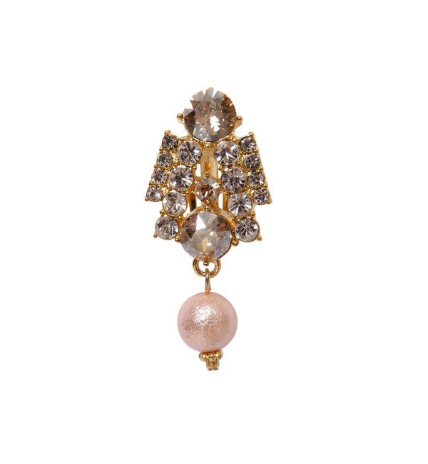  「マットパールイヤクリップ」|イヤリング|