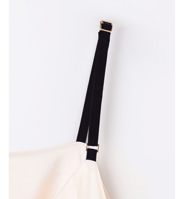  「ドットプリントサテンキャミワンピース」|ワンピース|