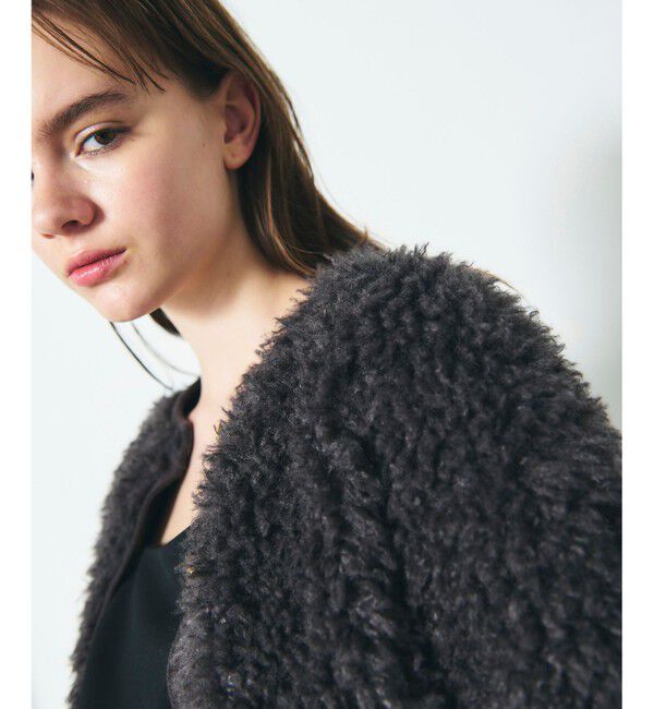 Diagram「フェイクファーニットカーディガン」|カーディガン|