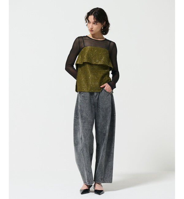 Diagram「フリンジジャガードノースリーブ トップ」|その他|