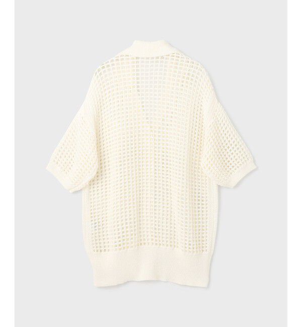 GRACE CONTINENTAL「メッシュスキッパーニットカーディガン」|カーディガン|