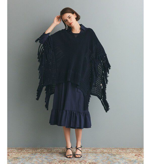 Grace Class「ニットフリンジケープ」|ニット・セーター|