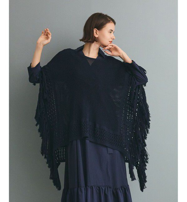 Grace Class「ニットフリンジケープ」|ニット・セーター|
