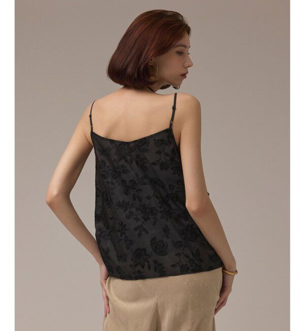 GRACE CONTINENTAL「エンブロイダリーキャミブラウス」|シャツ・ブラウス|