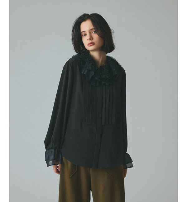 Grace Class「フェザーチュールカラーブラウス」|シャツ・ブラウス|