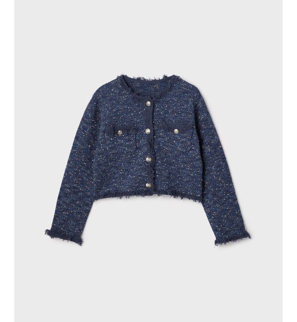 Diagram「ツイードニットカーディガン」|カーディガン|