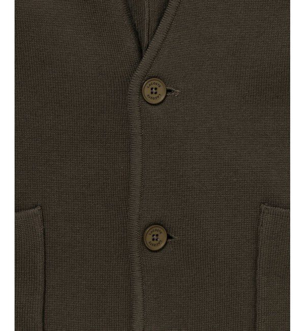 LACOSTE「ミラノリブニットカーディガンジャケット」|カーディガン|