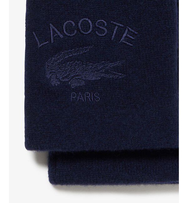 LACOSTE「ラムウールグローブ タッチパネル対応 23ｃｍ～24ｃｍ」|手袋|