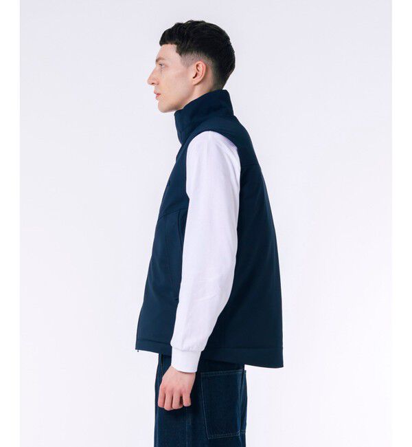 LACOSTE「RDS認証ダウン 耐水透湿 ハイネック ジップアップ ピケダウンベスト」|ダウンベスト・ベスト|